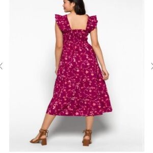 Hill House Home - Ellie Nap Dress! Burgundy Botanical XS